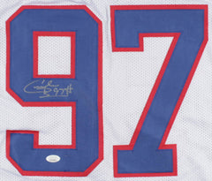 Cornelius Bennett Signed Buffalo Bills Jersey (JSA COA) Played in 5 Super Bowls