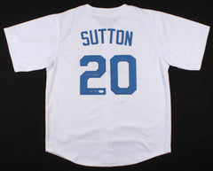 Don Sutton Signed Los Angeles Dodgers Jersey Inscribed "HOF 98" (MAB Hologram)