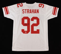 Michael Strahan New York Giants Signed Jersey (Beckett COA) 7×All Pro Def. End