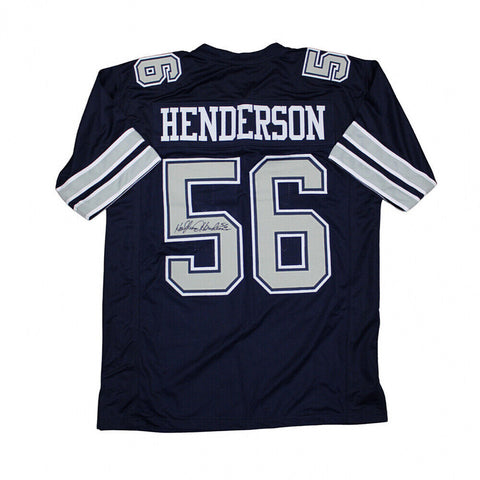 Hollywood Henderson Signed Dallas Cowboys Jersey (JSA COA) Pro Bowl Linebacker