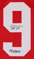 Binjimen Victor Signed Ohio State Buckeyes Jersey Inscribed "#GoBucks" (JSA COA)