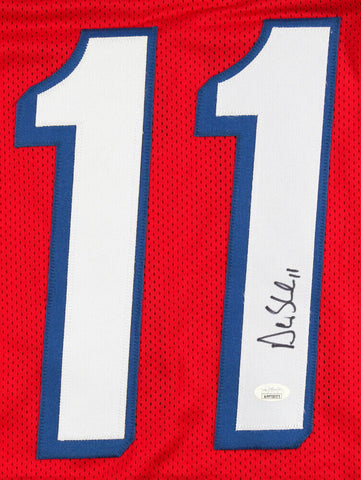 Drew Bledsoe Signed New England Patriots Jersey (JSA COA) Super Bowl XXXVI Q.B.