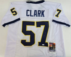 Frank Clark Signed Michigan Wolverines Jersey (JSA COA) Kansas City Chiefs D.E.