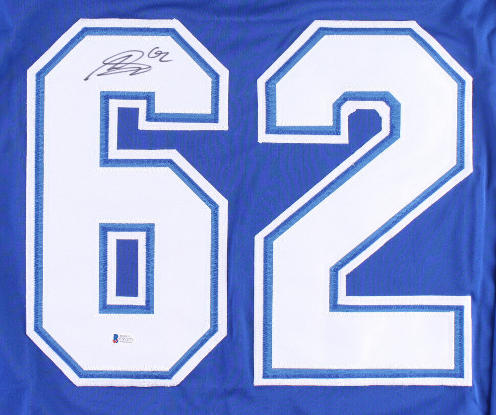 Andrej Sustr Signed Lightning Jersey (Beckett COA) Playing career 2013–present