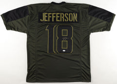 Justin Jefferson Signed Minnesota Vikings Jersey (JSA COA) 2020 1st Round Pk W.R