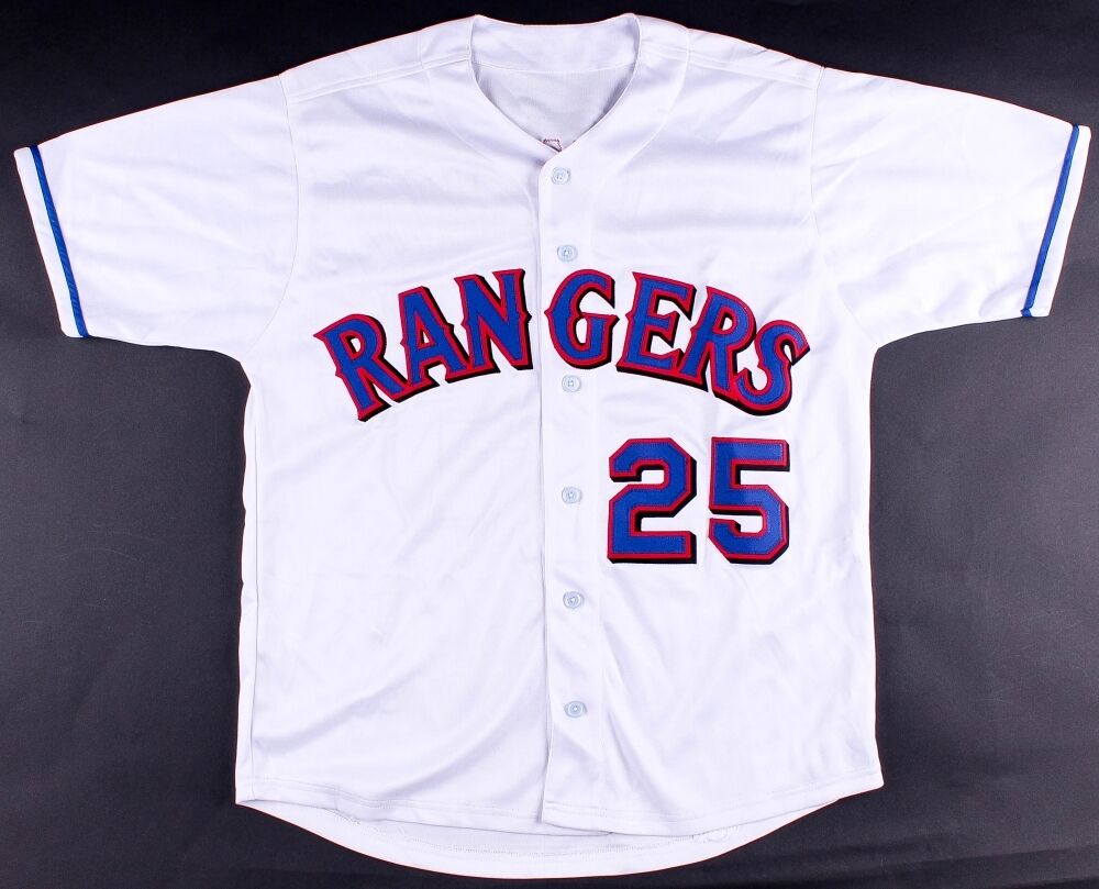 Rafael Palmeiro Signed Texas Rangers Jersey (JSA) 500 Home Run