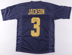 Marlin Jackson Signed Michigan Wolverines Jersey (JSA COA) Super Bowl XLI Champ