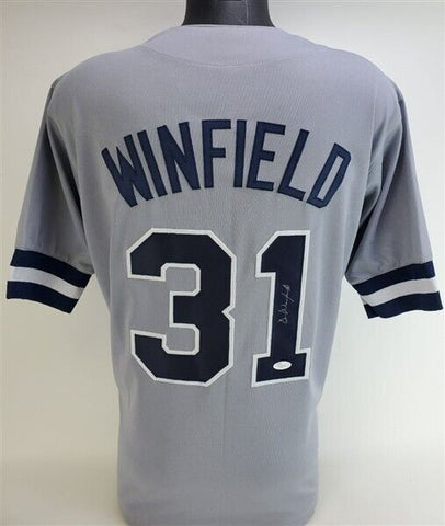 Dave Winfield Signed New York Yankee Jersey (JSA COA) 12xAll Star / 7xGold Glove