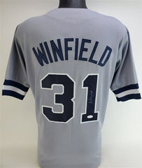 Dave Winfield Signed New York Yankee Jersey (JSA COA) 12xAll Star / 7xGold Glove