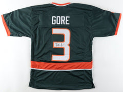 Frank Gore Signed Miami Hurricanes Jersey (JSA COA) 5×Pro Bowl Running Back