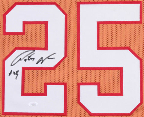 Peyton Barber Signed Buccaneers Throwback Orange Creamsicle Jersey (JSA COA)