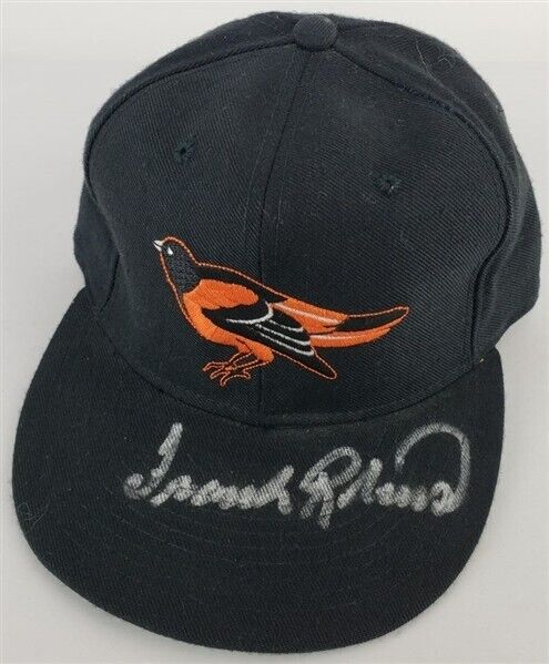 Frank Robinson Signed - Autographed Vintage Baltimore Orioles