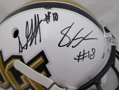 Shaquem & Shaquill Giffen Signed UCF Golden Knights Full Size White Helmet / COA