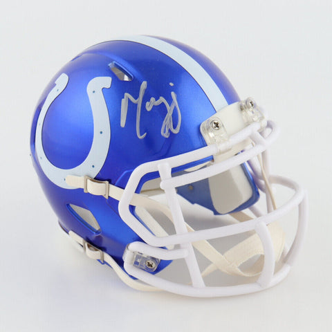 Marvin Harrison Signed Indianapolis Colt Mini Helmet (JSA COA) Pro Bowl Receiver