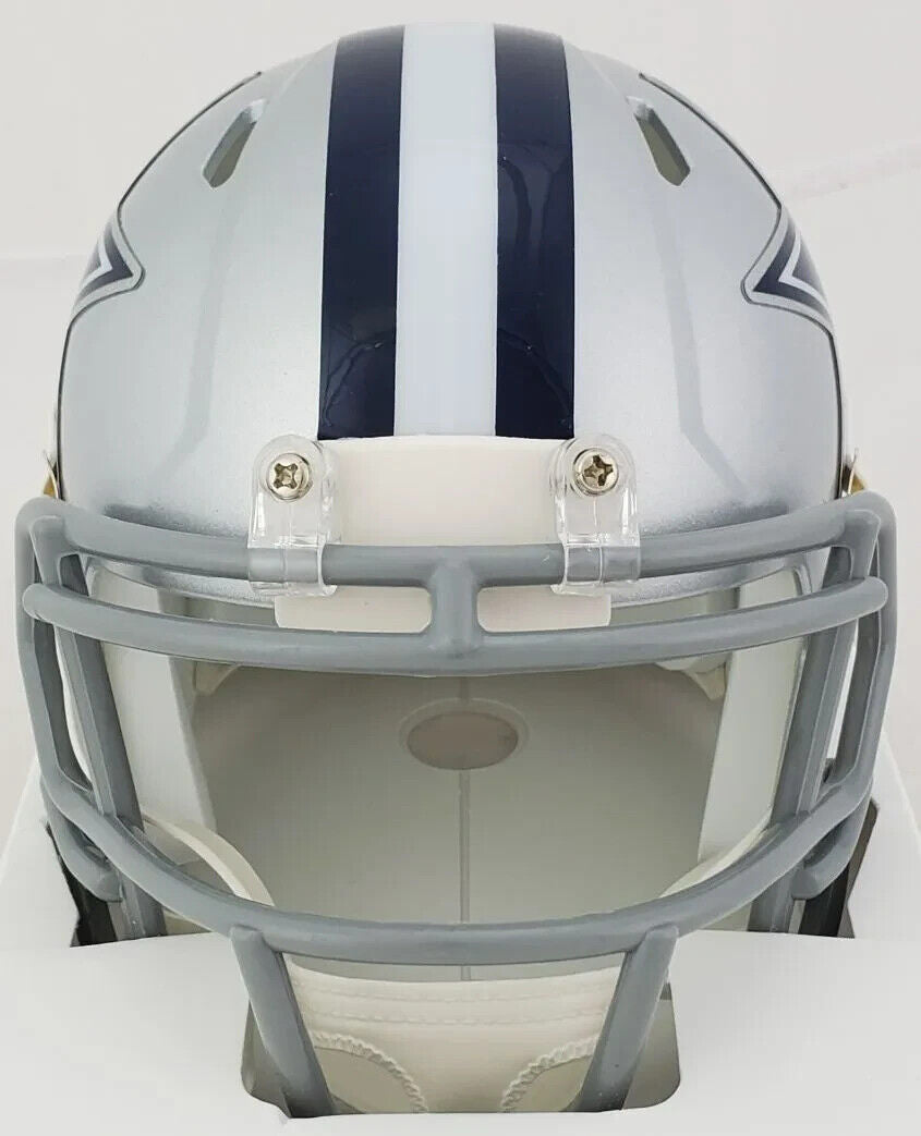 Malik Hooker Signed Dallas Cowboys Mini Helmet (Players Ink) 2014 National Champ