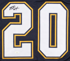 Natrone Means Signed San Diego Chargers Jersey (JSA COA) 1994 Pro Bowl R.B.