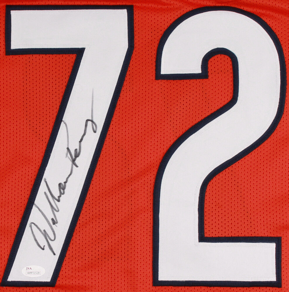 William Perry Signed Orange Chicago Bears Jersey (JSA Holo) 1986 Super Bowl  XX