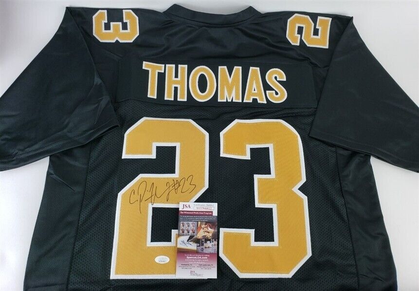 Pierre Thomas Signed New Orleans Saints Jersey (JSA COA) Super Bowl XL –