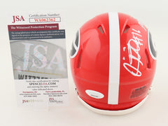 Isaiah McKenzie Signed Georgia Bulldogs Speed Mini Helmet Inscribed "Go Dawgs!"