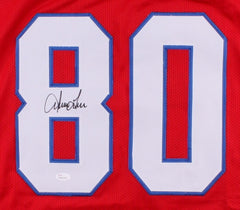 Irving Fryar Signed New England Patriots Jersey (JSA Hologram) Super Bowl XX W.R