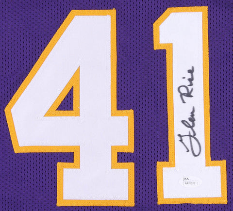 Glen Rice Signed Los Angeles Lakers Purple Home Jersey (JSA COA)