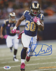 Todd Gurley II Signed Los Angeles Rams 8x10 Photo (PSA COA) Super Bowl LIII R.B