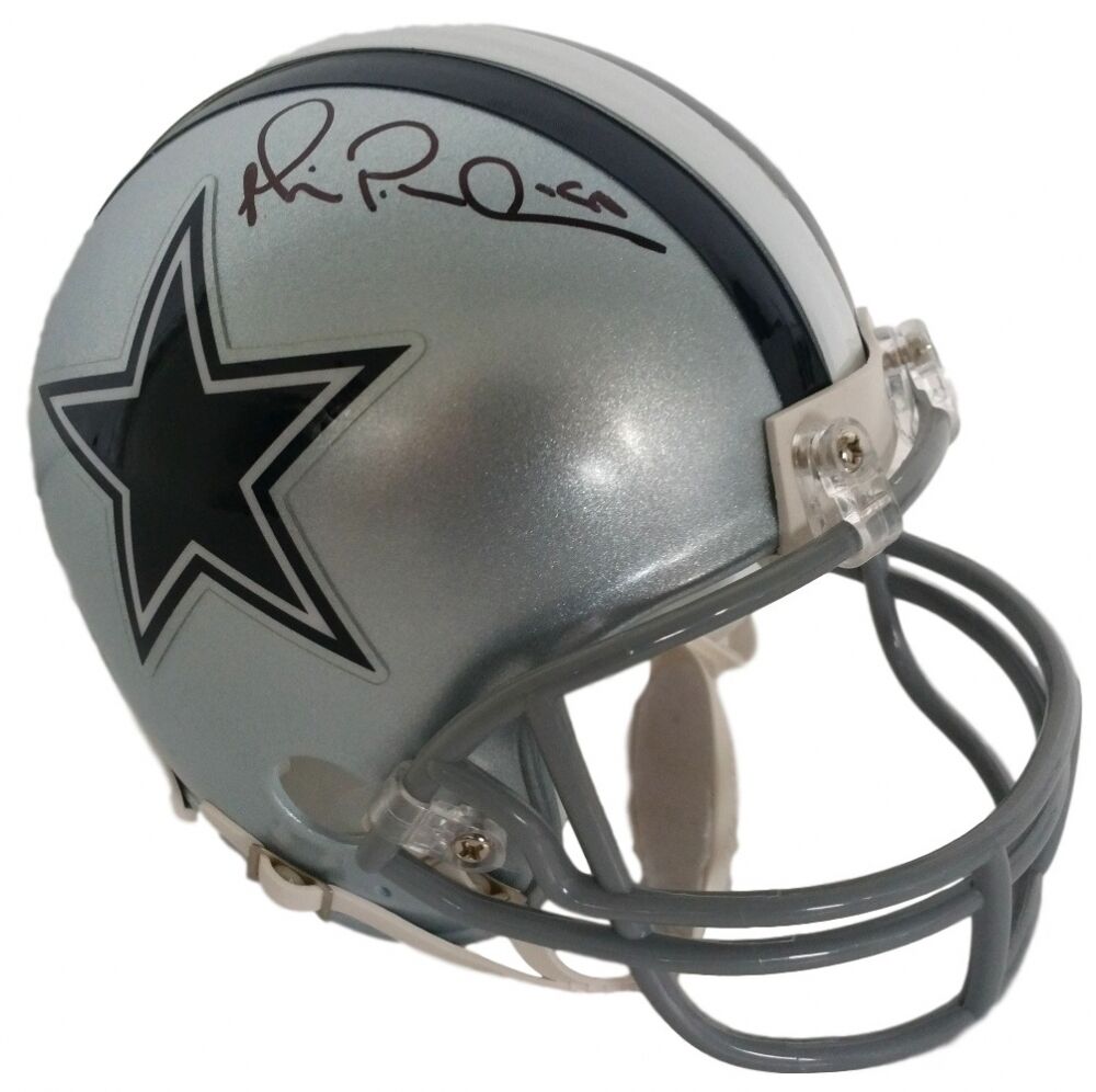 Michael Irvin Signed Cowboys Mini-Helmet (Beckett COA) University of M –