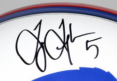 Tyrod Taylor Signed Bills Mini-Helmet (Schwartz COA ) Buffalo QB / 2015 Pro Bowl