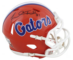 Fred Taylor Signed Florida Gators Mini Helmet (Beckett) Jax Jaguars Pro Bowl R.B