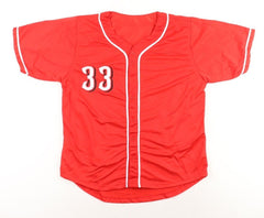 Christian Encarnacion Signed Cincinnati Reds Jersey (JSA) Cincy Rookie 1 B & 3 B