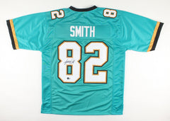 Jimmy Smith Signed Jacksonville Jaguars Jersey (Beckett COA) 5xPro Bowl W.R.