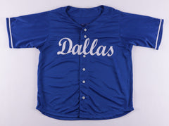 Delino DeShields Jr. Signed Texas Rangers  Dallas / Throwback Jersey (JSA COA)