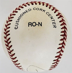 Ron Santo Signed ONL Leonard Coleman Baseball (JSA COA) Cubs Hall of Fame 3 Base