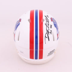 Danny Amendola Signed Patriots Throwback Mini Helmet Inscribed "2xSBC" (JSA COA)