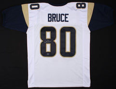 Isaac Bruce Signed Rams Jersey (GTSM COA) 4xPro Bowl Wide Receiver