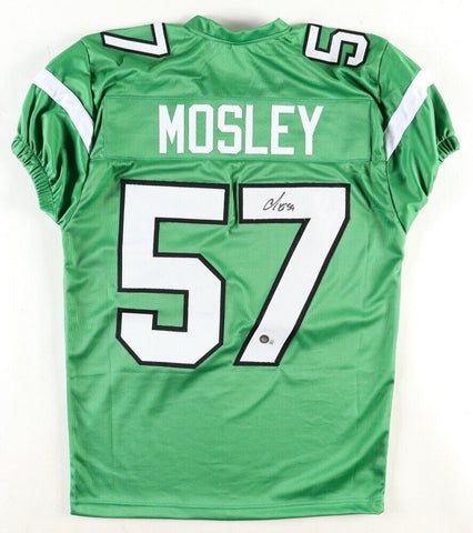 C.J. Mosley Signed New York Jets Jersey (Beckett) 2014 1st Rd Draft Pick L.B.