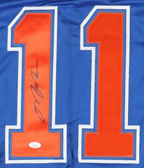 Mark Messier Signed Edmonton Oilers Jersey (JSA) 6xStanley Cup Champion / Center