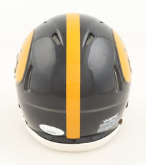 Gavin Williams Signed Iowa Hawkeyes Mini Helmet Inscribed "Go Hawks" (JSA COA)
