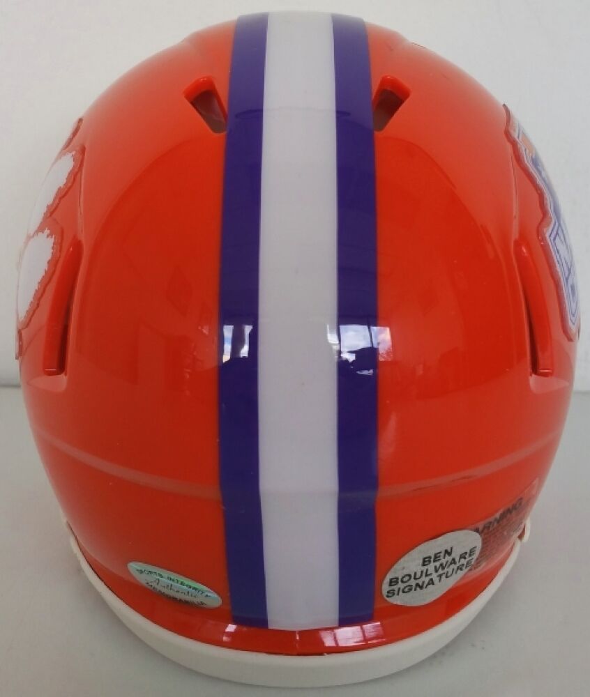 Ben Boulware Signed Clemson Tigers 2016 National Champions Mini Speed Helmet