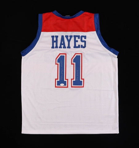 Elvin Hayes Signed Washington Bullets Jersey Inscribed HOF 90 &  Big E (JSA COA)