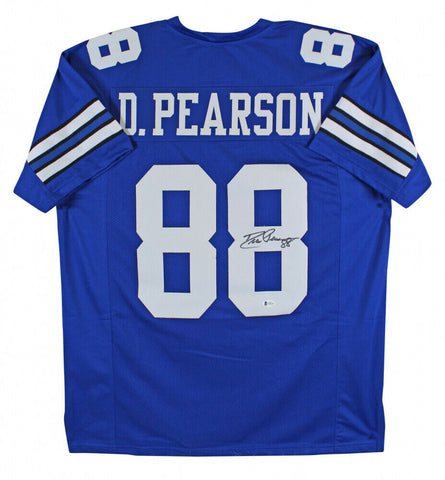 Drew Pearson Signed Dallas Cowboys Jersey (Beckett COA) 3xPro Bowl W.R