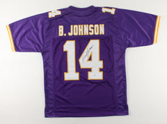 Brad Johnson Signed Minnesota Vikings Jersey (Beckett COA) Super Bowl XXXVII QB