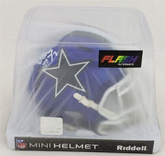 Ed "Too Tall" Jones Signed Dallas Cowboys Mini-Helmet (JSA COA) 3xPro Bowl DE