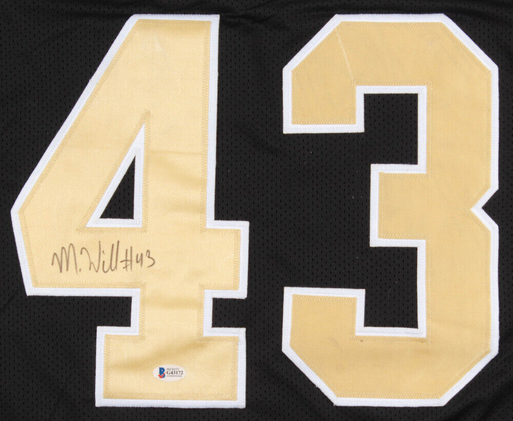 Marcus Williams New Orleans Saints signed autographed replica Jersey at  's Sports Collectibles Store