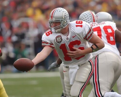 Craig Krenzel Signed Ohio State Buckeyes Mini-Helmet Inscr 2002 Nat'l Champs JSA