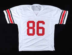 Jerron Cage Signed Ohio State Buckeyes Jersey Inscrbd "Go Bucks" (Playball Ink)