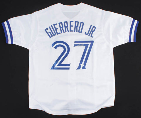 Vladimir Guerrero Jr  Signed  Blue Jays Jersey (JSA COA) Toronto Rookie Phenom