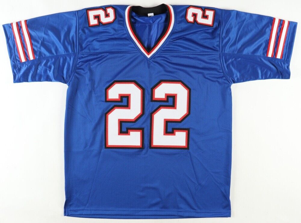 Damien Harris Signed Bills Jersey (Beckett) Buffalo's #1 Running Back 2023