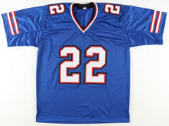 Damien Harris Signed Bills Jersey (Beckett) Buffalo's #1 Running Back 2023