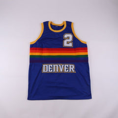 Alex English Signed Denver Nuggets Jersey (JSA) 8xNBA All-Star 1982–1989 Forward